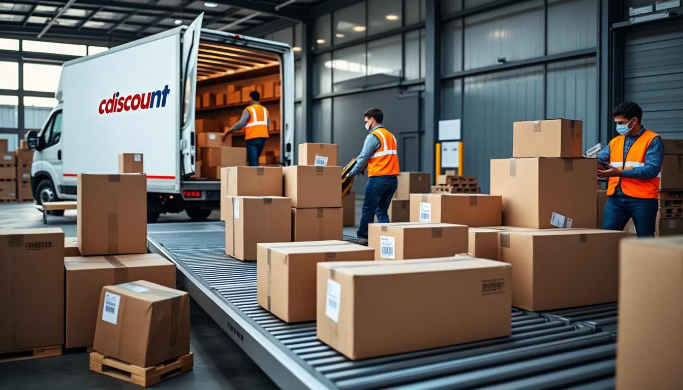 Illustration: Comprendre les services d’expédition proposés par Cdiscount