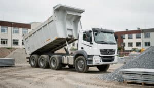 Camion benne de 19 tonnes : dimensions, charge et usages