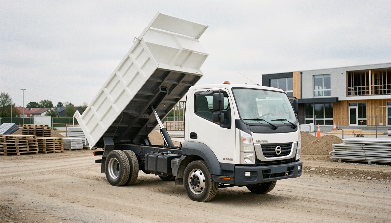 Camion benne Nissan : bien choisir son utilitaire